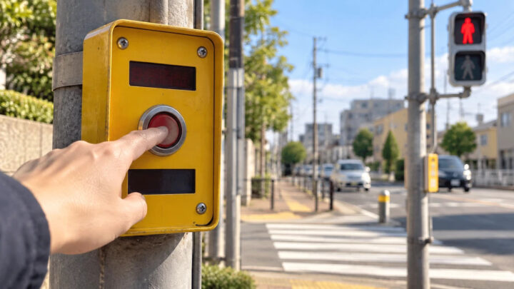 押しボタン信号は何度も押すと早く青になる？待ち時間が違う理由
